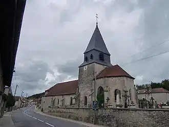 D619 bij kerk van Arsonval