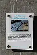 Infobord Art nouveau in de Stationsstraat