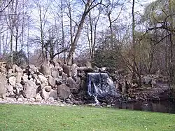 Waterval in Park Sonsbeek in Arnhem