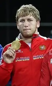 Aleksanyan tijdens Rio 2016