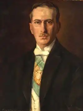 Portret van Artur Bernardes (ca. 1922), Bror Kronstrand