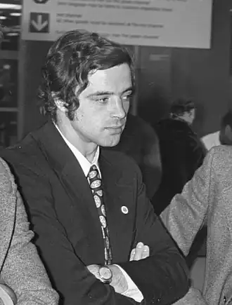 Artur Jorge in 1972 op Schiphol met Benfica