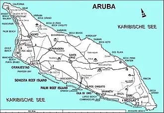 Kaart van De-Palmeiland