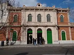 Stationsgebouw van de Ferrocarril de Sóller in Palma; 21 februari 2013.