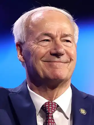 Asa Hutchinson in 2023