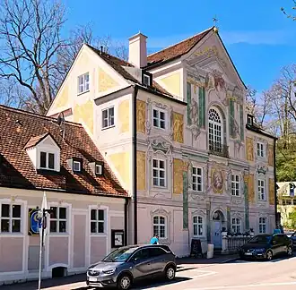 18e-eeuws Asam-Schlössl, Munchen.