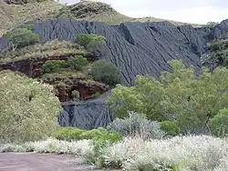 asbestafval in Wittenoom Gorge