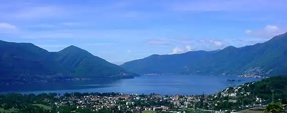Lago Maggiore bij Ascona (Zwitserland)