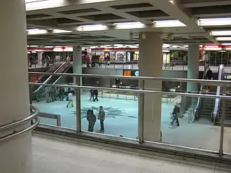 Interieur van de Asematunnel