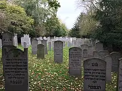 Begraafplaats vanuit het zuiden