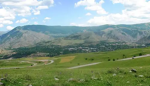 Aspindza en het Trialetigebergte