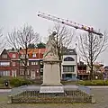 Oorlogsmonument ontworpen door Gustaaf Pickery