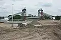 Assemblage van de brug langs het Amsterdam-Rijnkanaal