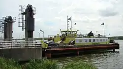 Buitenhuizenpont met Rijkspont 9 in 2008.