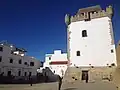 Een stadstoren in Asilah / Arzila / Arcila