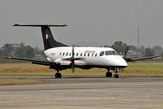 Embraer EMB120 van Associated Aviation