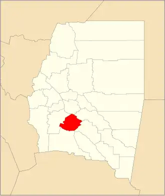 Kaart van departement