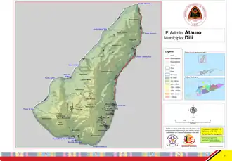 Kaart van Atauro