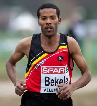 Tijdens het Europees kampioenschap veldlopen van 2011, Velenje