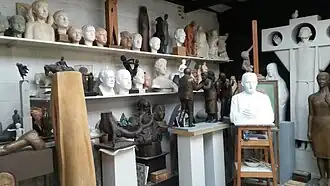 Achterste deel van het atelier van Antoon Luyckx (2016)