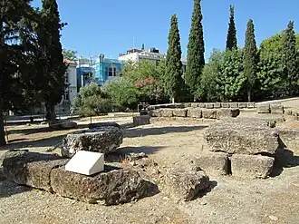 Restanten van de Tempel van Dionysos