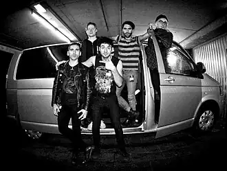 V.l.n.r: Rodrigo Alfaro, Max Huddén, Stefan Bratt, Julian Guedj and Gustav Burn.