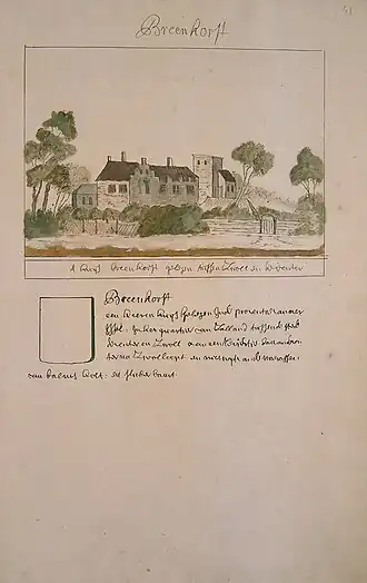 Bredenhorst in de Atlas Schoemaker (1710-1735)