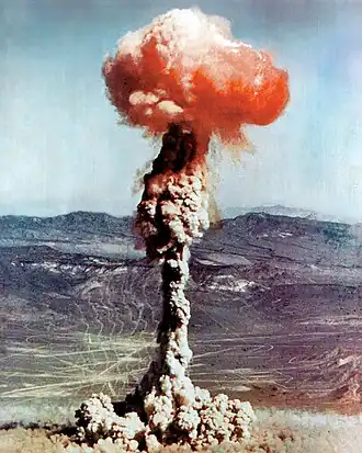 De achtste detonatie in Nevada; de op 30 oktober 1950 boven Yucca flats afgeworpen bom "XX-27 charlie" had een kracht van 14 kiloton.