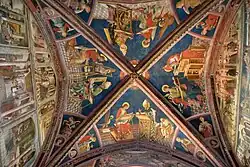 Plafond van het koor