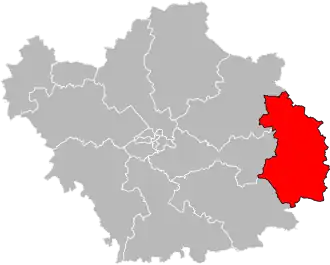 Locatie van het kanton