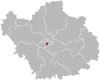 Locatie van het kanton