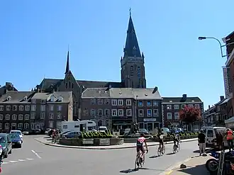 Sint-Hubertuskerk in het centrum van Aubel