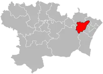 Locatie van het kanton