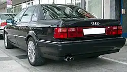 Audi V8-achterkant