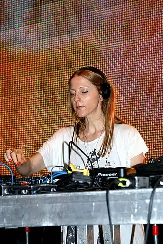 Ellen Allien in Polen, 2010.