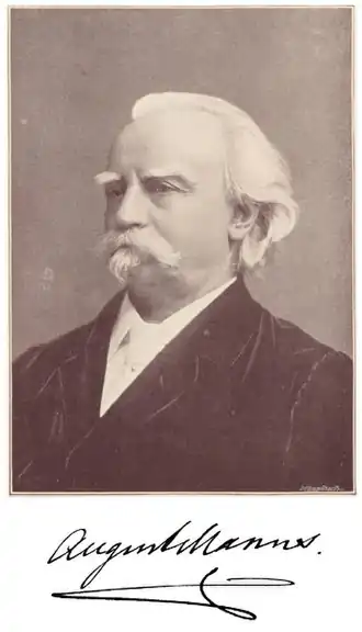 August Manns circa 1898