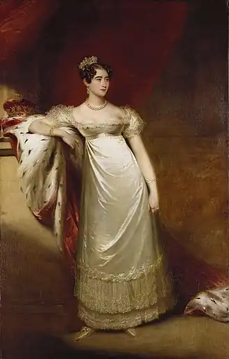 Prinses Augusta van Hessen-Kassel, vrouw van prins Adolf, de hertog van Cambridge.