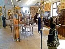 Processiestaven in het Augustinermuseum, Rattenberg, Oostenrijk