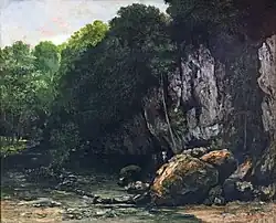 Le Ruisseau du puits noir (Courbet)