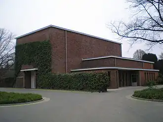 Aula begraafplaats Tolsteeg te Utrecht in Nederland