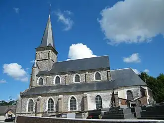 De kerk van Auquemesnil