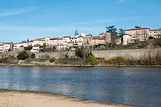 Gezicht op Aurec-sur-Loire