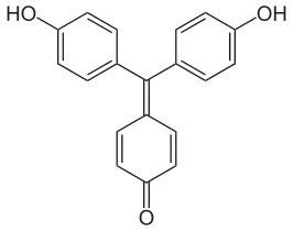 Structuurformule van aurine