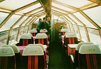 Uitzichtrijtuig (ADm), interieur