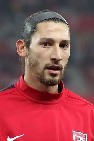 Gonzalez met het nationaal elftal in 2013