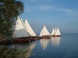 Auswanderer (zeilboot) in Steinhude, aan boord waarvan men het vestingeiland kan bereiken