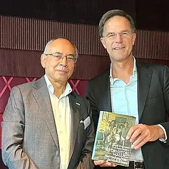 Juan Seleky met Mark Rutte