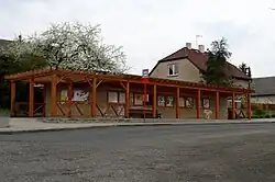 Bushalte op het Masarykovoplein