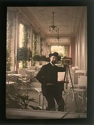 Vermoedelijk zelfportret van Gimpel, gemaakt tussen 1920 en 1925