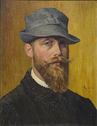 Georges-Émile Lebacq, zelfportret, 1914